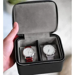 Large Zipped Travel Watch Box