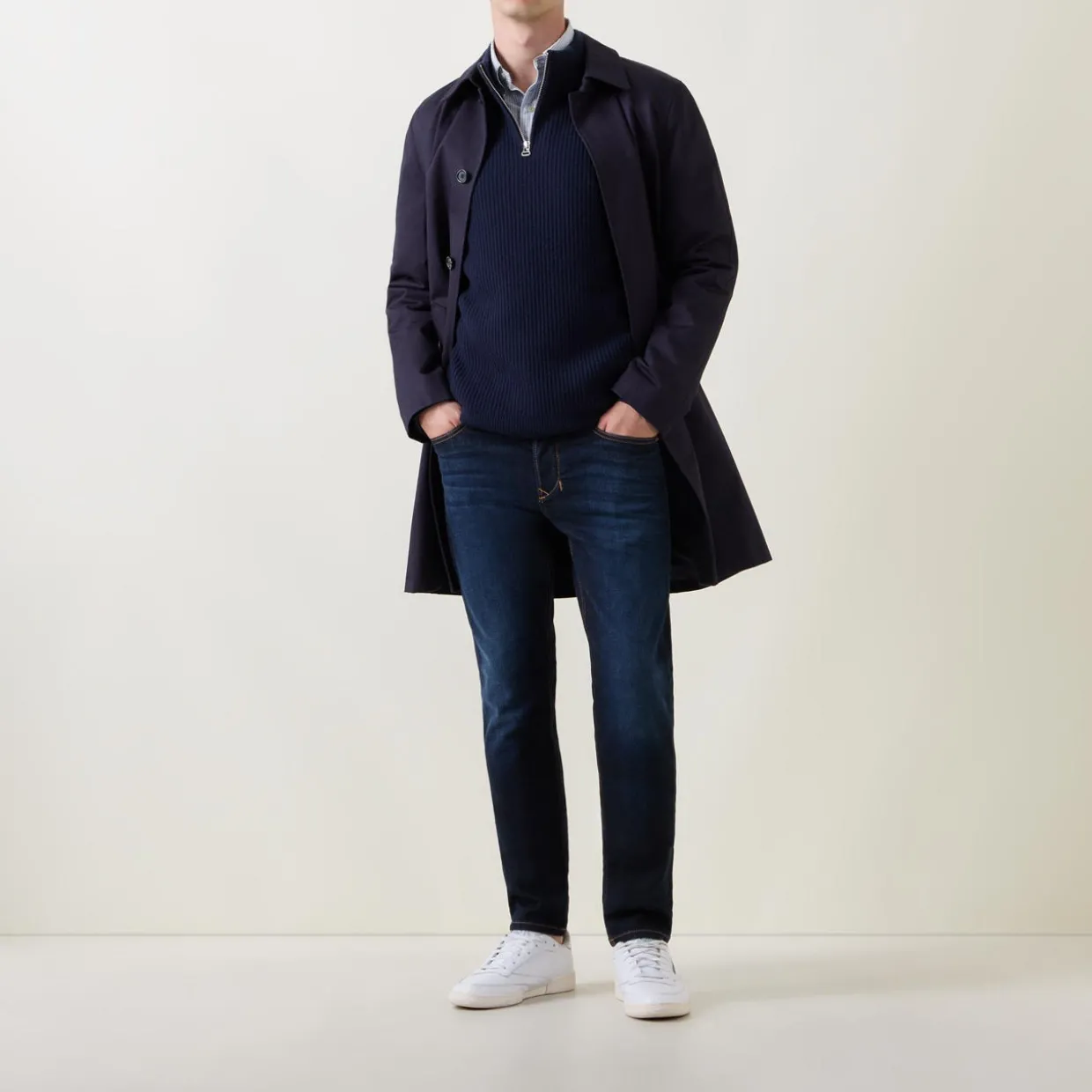 Larkee Beex Mid-Rise Tapered Jeans