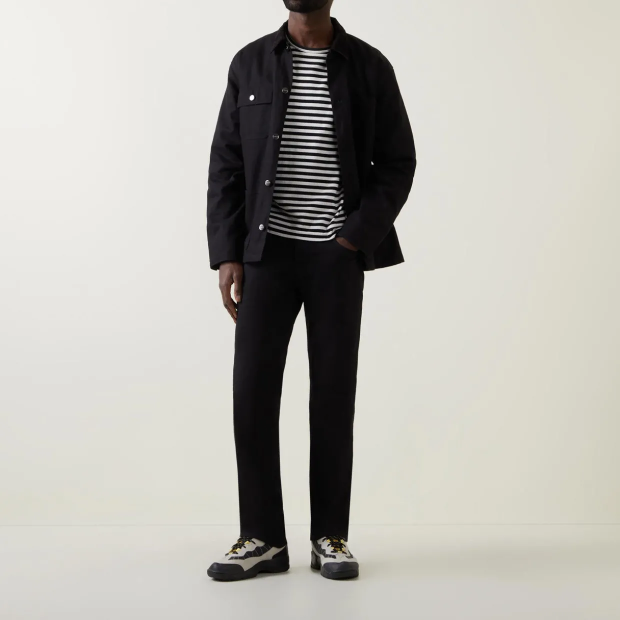 Larkee Mid-Rise Straight Leg Jeans