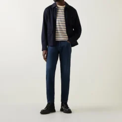 Larkee-Beex Mid-Rise Tapered Jeans