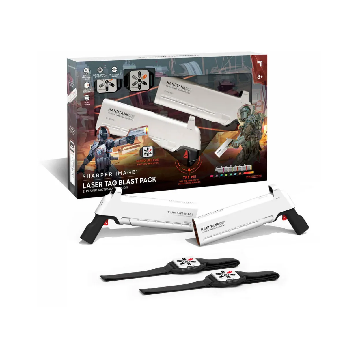 Laser Tag Handtank Blaster 2-Player Set