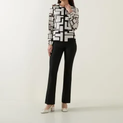 Laser-Cut Leatherette Jacket