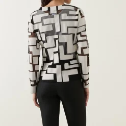 Laser-Cut Leatherette Jacket