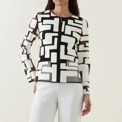 Laser-Cut Leatherette Jacket