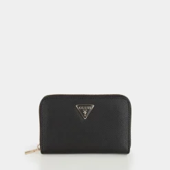 Laurel II Logo Zip-Around Medium Wallet