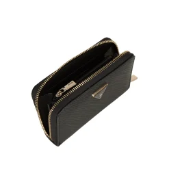 Laurel II Logo Zip-Around Medium Wallet