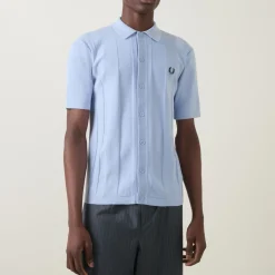 Laurel Wreath Logo Polo Cardigan