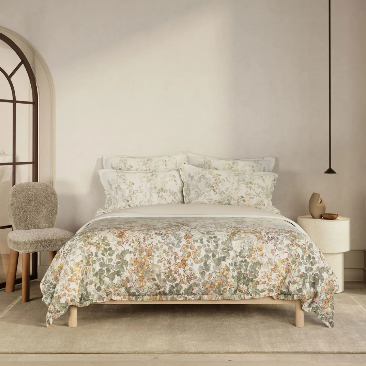 Laurier Duvet Set White