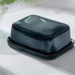 Lave Gris Covered Butter Dish