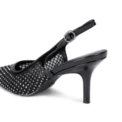 Lavish Jewel Slingback Pumps