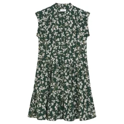 Layla Floral Flared Mini Shirt Dress