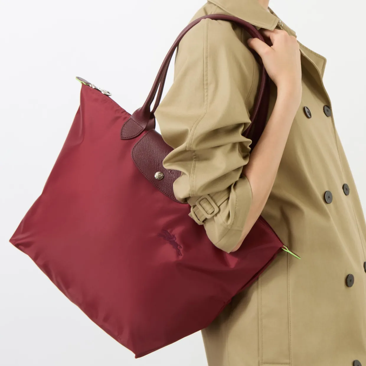 Le Pliage Green L Tote bag