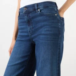 Le Slim Palazzo High-Rise Wide Leg Jeans