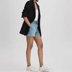 Leanne Leather Platform Trainers