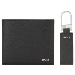 Leather Wallet & Keyring Two-Piece Set