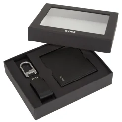 Leather Wallet & Keyring Two-Piece Set