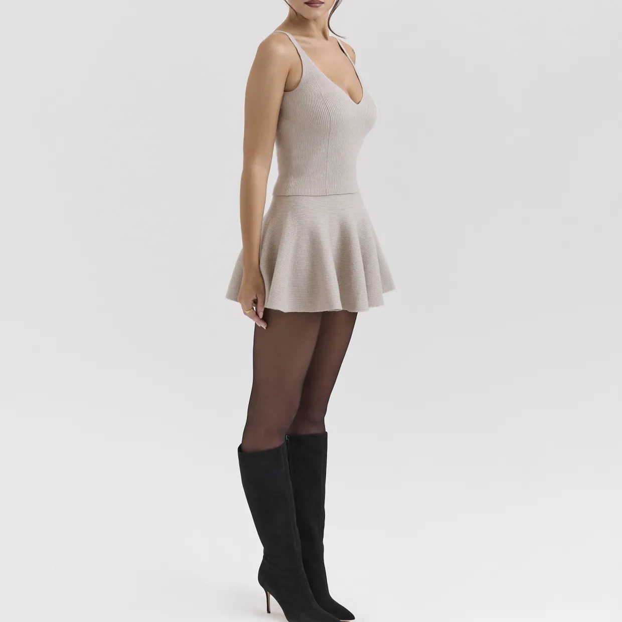 Leigh Ribbed Knit Top