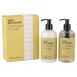 Lemongrass and Ginger Hand and Body Wash-Lotion Set 300ml