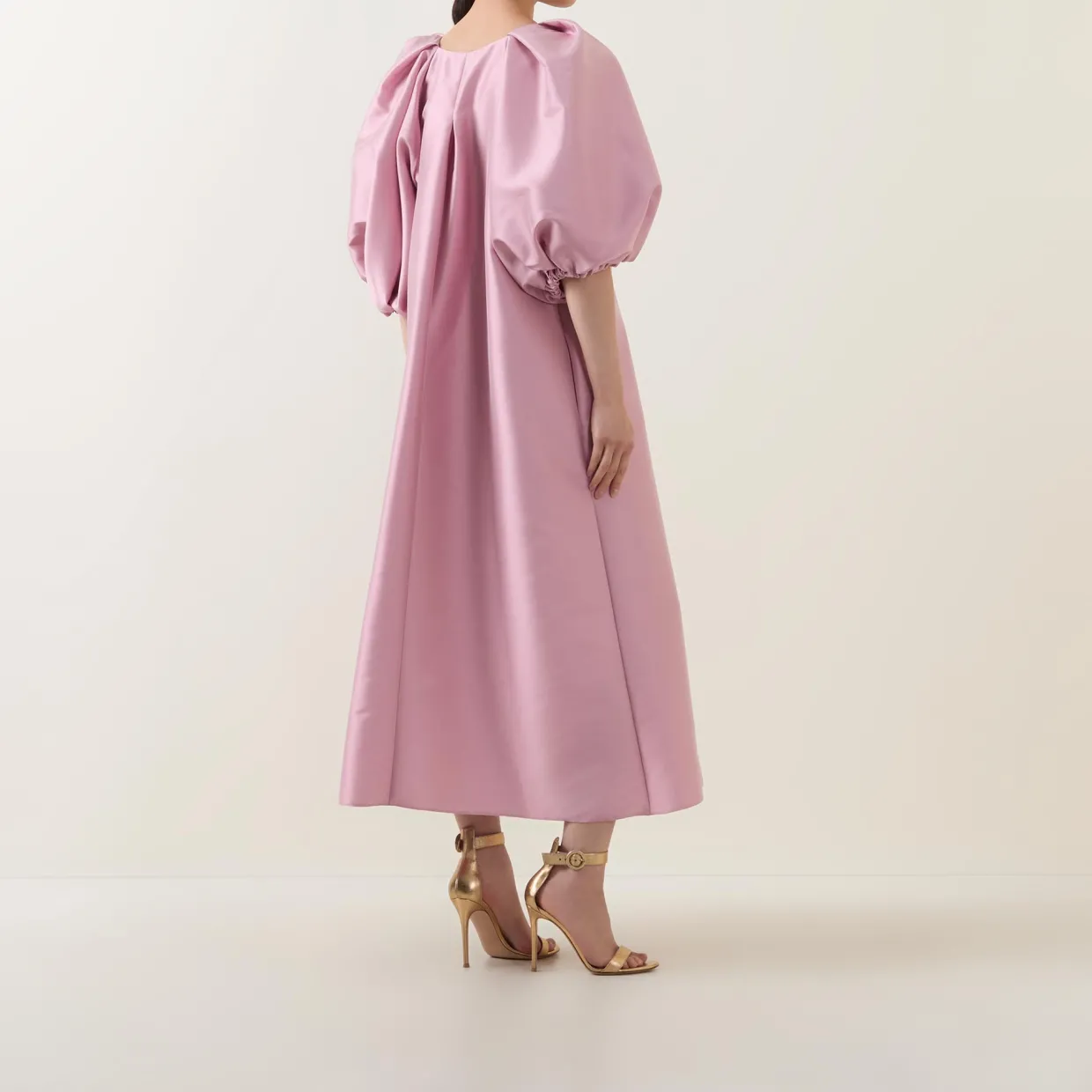 Lennon Pleat-Detail Dress