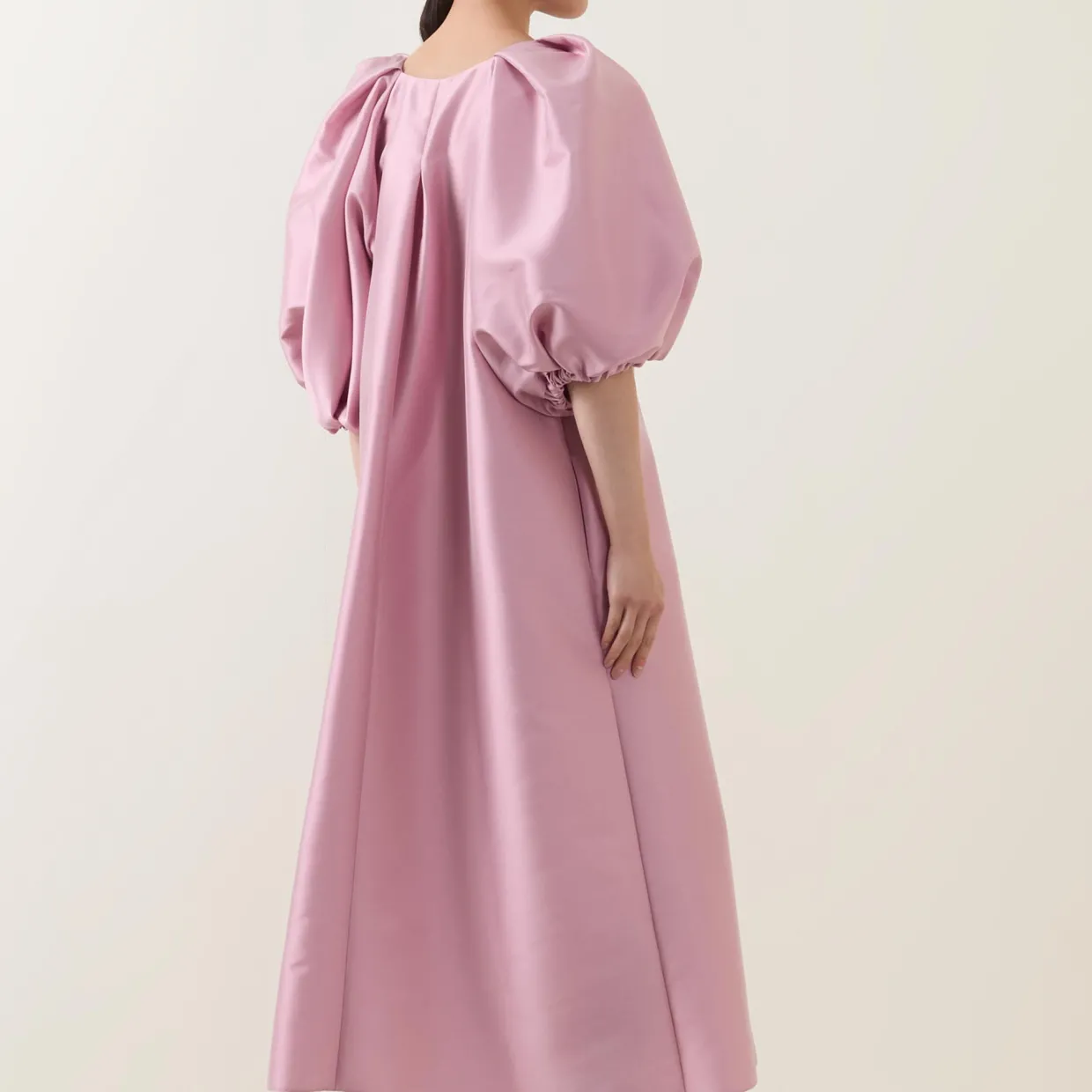 Lennon Pleat-Detail Dress
