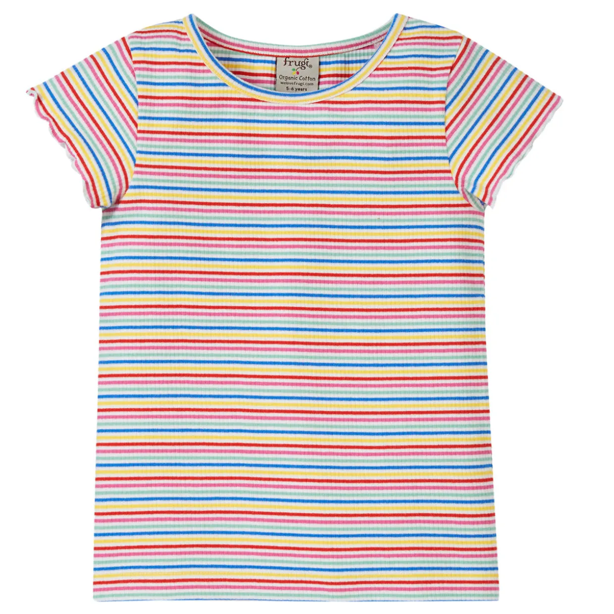 Lettuce Ribbed Stripe T-Shirt