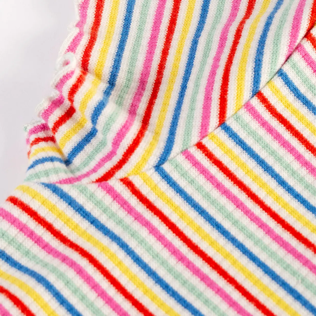 Lettuce Ribbed Stripe T-Shirt