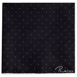 Liam Polka Dot Silk Pocket Square