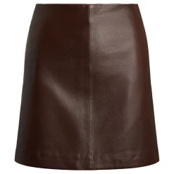 Liddle Leather Pencil Mini Skirt