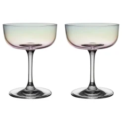 Like Pearl Champagne Coupe, Set of Two