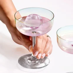 Like Pearl Champagne Coupe, Set of Two