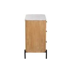 Lille 3-Drawer Chest Brown
