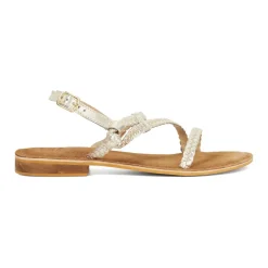 Liller Leather Woven Sandals