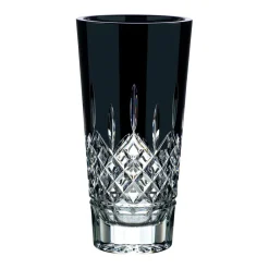 Lismore Black Vase 12in