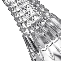 Lismore Diamond Candlestick Holders Set of Two 25cm