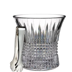 Lismore Diamond Ice Bucket With Tongs