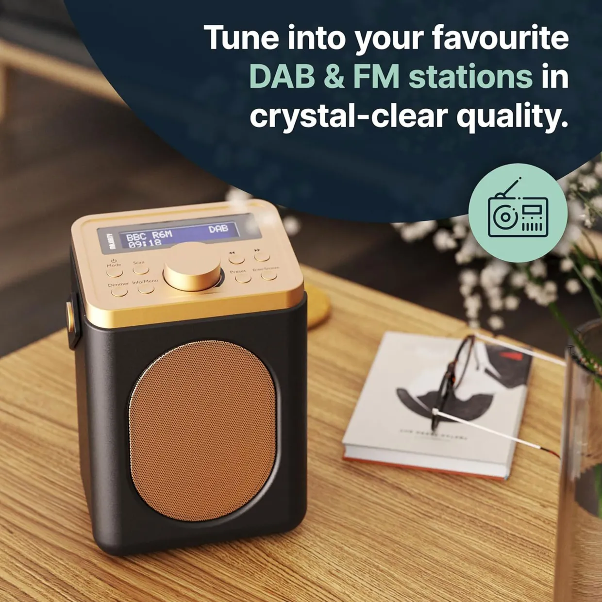 Little Shelford Portable Radio Black