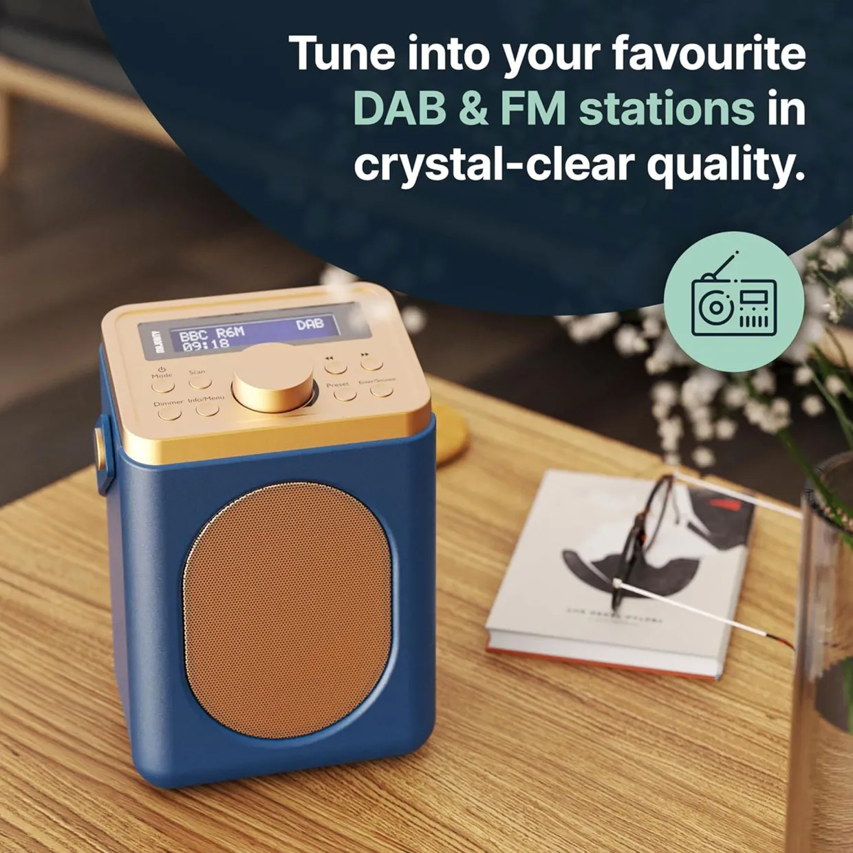 Little Shelford Radio Blue
