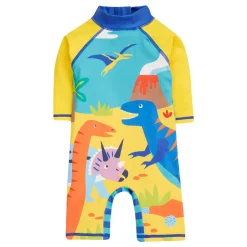Little Sun Dinosaur Striped Safe Suit