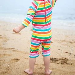 Little Sun Floral Striped Safe Suit