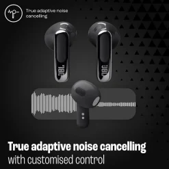 Live Flex 3 Noise Cancelling Earbuds with Charging Case Black