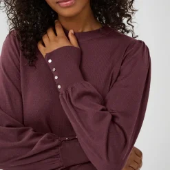 Lizza Button Sweater