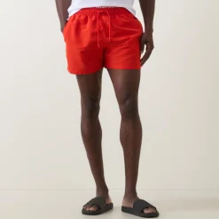 Logo Double Waist Swim Shorts