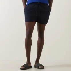 Logo Double Waist Swim Shorts
