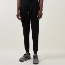 Logo Drawstring Cuffed Sweatpants