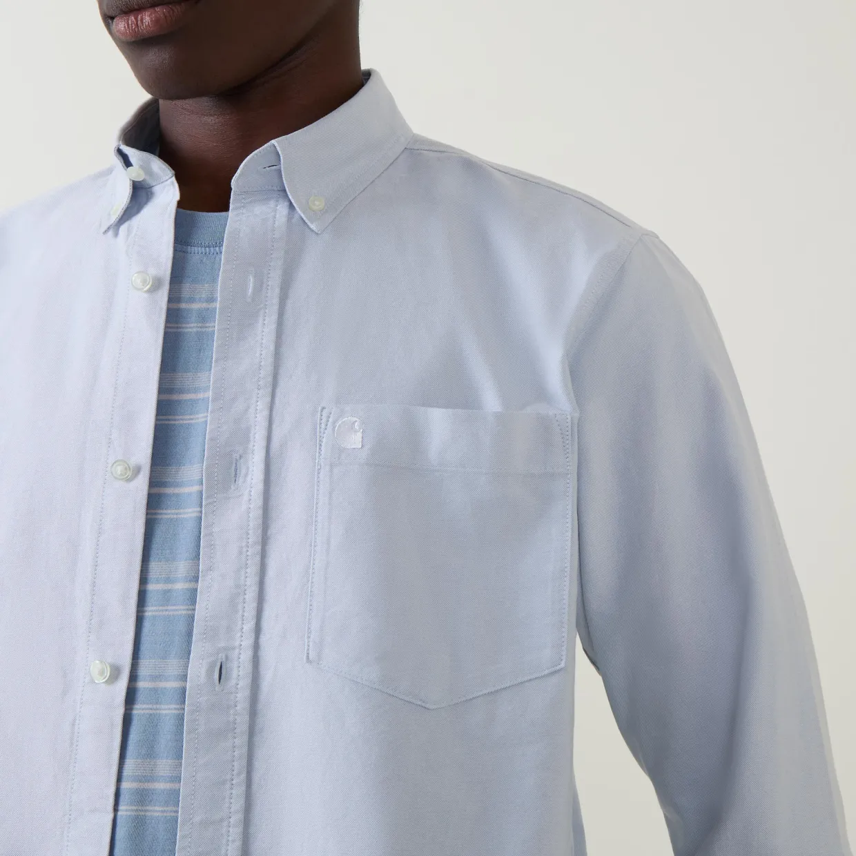 Logo Embroidered Oxford Shirt