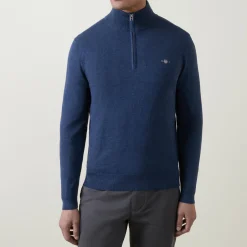 Logo Half-Zip Sweater