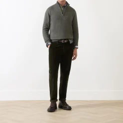Logo Half-Zip Sweater