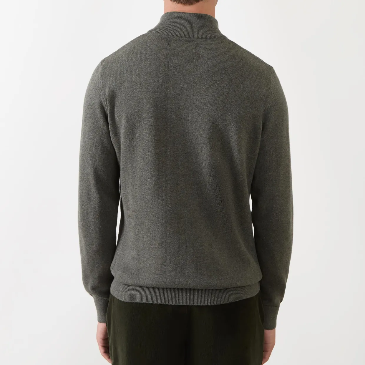 Logo Half-Zip Sweater