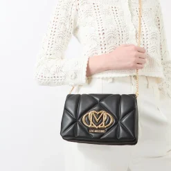 Logo Quilted Crossbody Bag