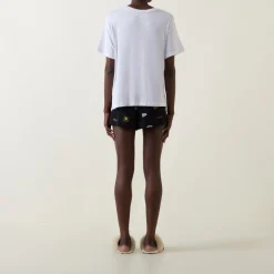 Logo T-Shirt & Logo Badge Boxer Shorts Pyjama Set